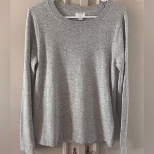 J. Crew Light Gray Crewneck Sweater